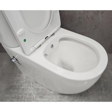 Унитаз Bloomix Major AD3089RSB/UF1 Ceramic+ безободковый с функцией биде и смесителем