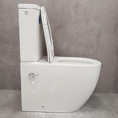 Унитаз Bloomix Major AD3089RSB/UF1 Ceramic+ безободковый с функцией биде и смесителем