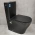 Унитаз Bloomix Black Barron 3.0 AD3091SBT/UF1 Ceramic+ безободковый торнадо с функцией биде и смесителем