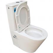 Унитаз Bloomix Rittberger AD3092TSB/F1 Ceramic+ безободковый торнадо с функцией биде и смесителем
