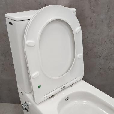 Унитаз Bloomix Rittberger AD3092TSB/F1 Ceramic+ безободковый торнадо с функцией биде и смесителем