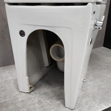 Унитаз Bloomix Rittberger AD3092TSB/F1 Ceramic+ безободковый торнадо с функцией биде и смесителем