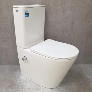 Унитаз Bloomix Rittberger AD3092TSB/F1 Ceramic+ безободковый торнадо с функцией биде и смесителем