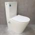 Унитаз Bloomix Rittberger AD3092TSB/F1 Ceramic+ безободковый торнадо с функцией биде и смесителем