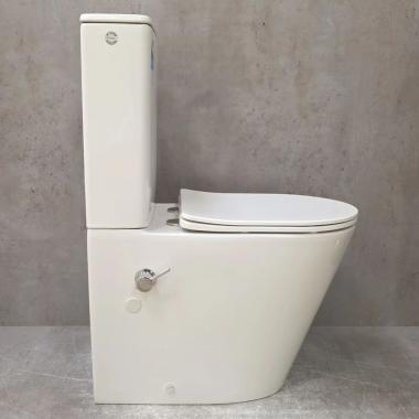 Унитаз Bloomix Rittberger AD3092TSB/F1 Ceramic+ безободковый торнадо с функцией биде и смесителем