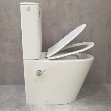 Унитаз Bloomix Rittberger AD3092TSB/F1 Ceramic+ безободковый торнадо с функцией биде и смесителем