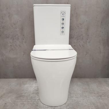 Унитаз Bloomix Rittberger AD3092TSB/F1 Ceramic+ безободковый торнадо с функцией биде и смесителем