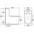 Унитаз Bloomix Mono CH5075SB/UF2 моноблок безободковый с функцией биде и смесителем