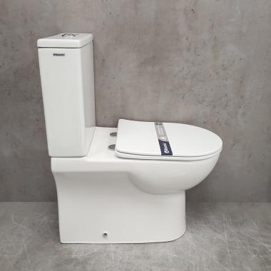 Унитаз Bloomix Voyage DB1848R/UF1 безободковый торнадо