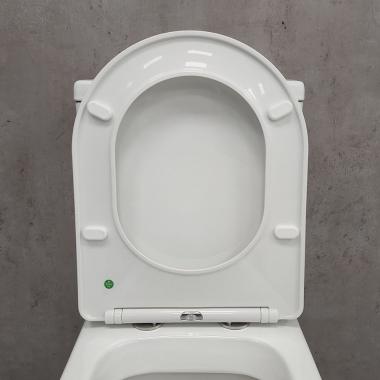 Унитаз Bloomix Voyage DB1851W/PP безободковый торнадо