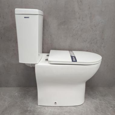 Унитаз Bloomix Voyage DB1851W/PP безободковый торнадо