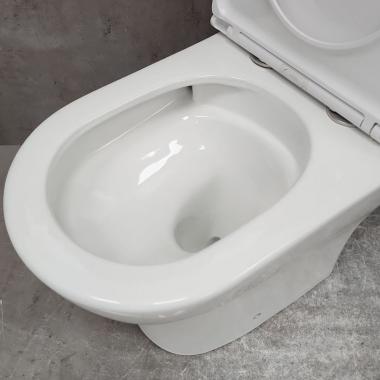 Унитаз Bloomix Voyage DB1851W/PP безободковый торнадо